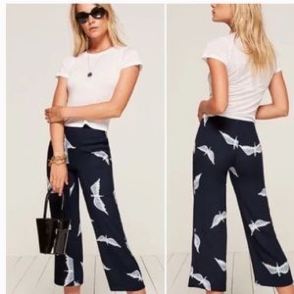 Reformation Bellini Pants in Sparrow